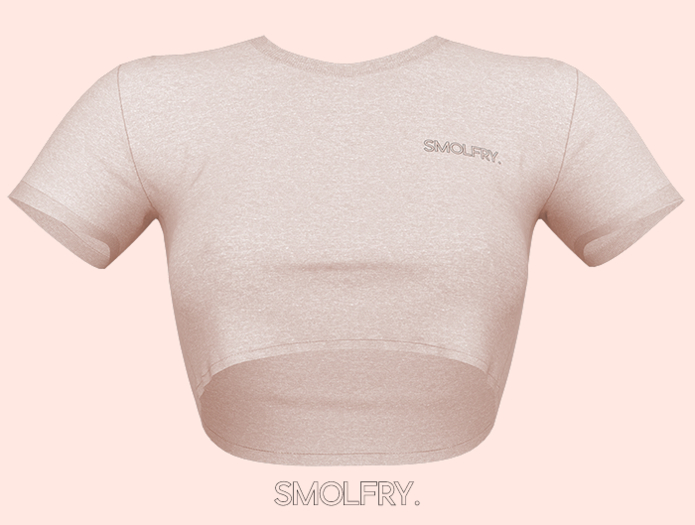 Smolfry. // Leia Crop Tee Smolfry Nude  [Add Me]