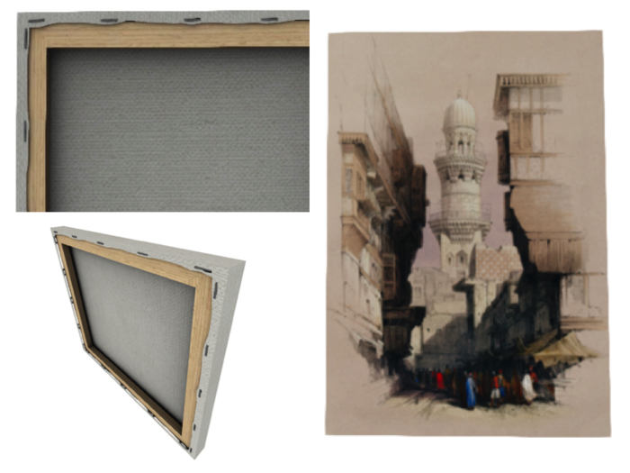 Street Sceen in Cairo on canvas 1prim 1LI (no trans)