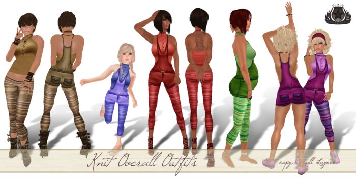 [SE*Designz] Knit Neckholder Tops - FATPACK