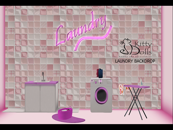 K.D Laundry Backdrop - Wear me/Touch me