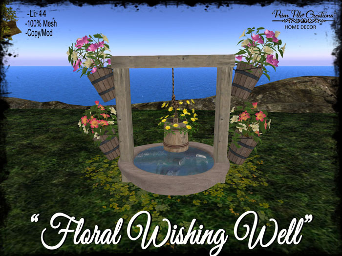 ~PPC~ Floral Wishing Well  