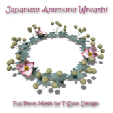T-Spot Mesh - Japanese Anemone Wreath - Full Perm - LI=0.5
