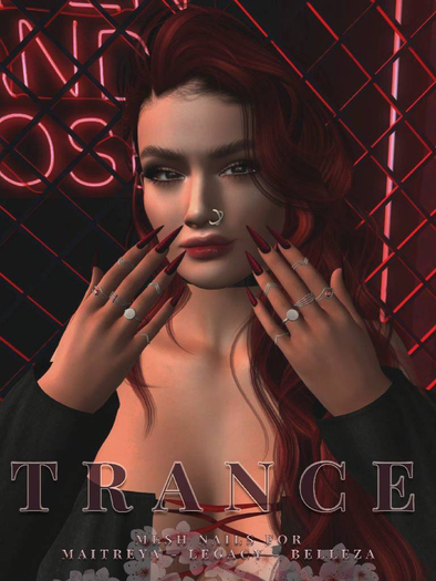 Sorry Charlie Trance Mesh Nails