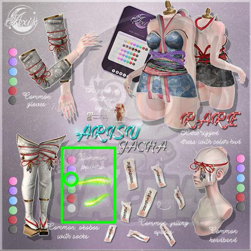 ::Axix:: Arisu Gatcha Powers [Blue] *Boxed*