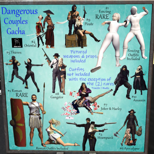 -RP- Dangerous Couples Gacha - #2 Roman RARE sold by Danie Gartner