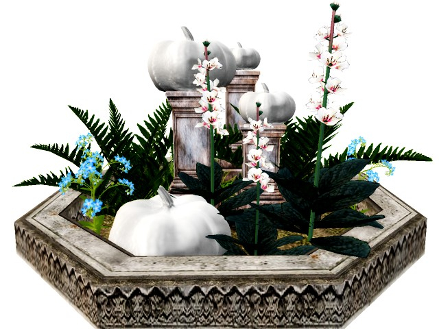 [AE] Garden Store- Ceramic Pumpkin Garden Decor