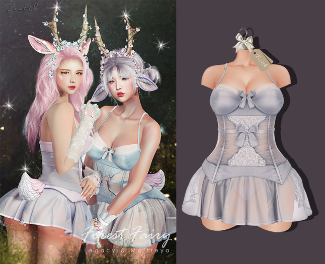 =Zenith=Forest Fairy Dress (Purple) Maitreya/Legacy