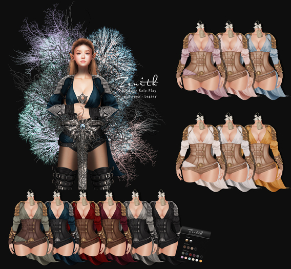 =Zenith=Cursed Witch Armor (ALL) Maitreya/Legacy