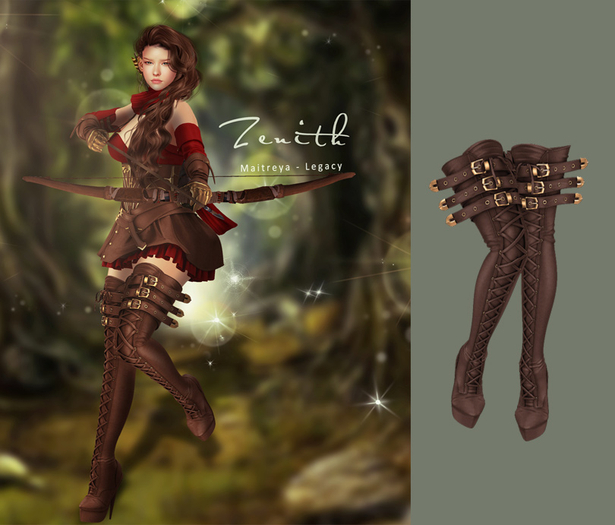 =Zenith=Criminal Police Boots (Choco) Maitreya/Legacy