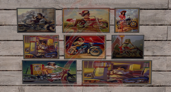 Pinup Bike Posters (14) GW3RX