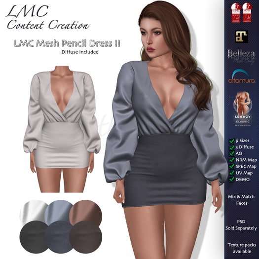 LMC Mesh - Pencil Dress II -