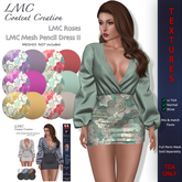 LMC TGA - Pencil Dress II - Roses