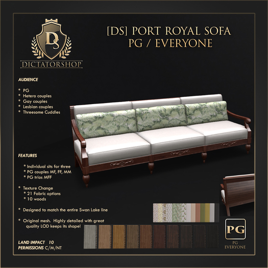 [Ds] PORT ROYAL Sofa PG