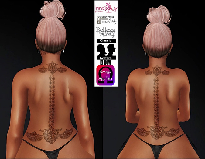 Spine Tattoo Pac*IJL* {ADD ME}
