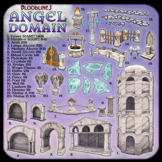 2 [ Bloodlines ] Angel Domain ~ Pavillion RARE