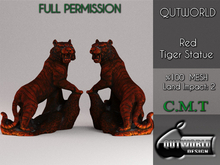 .::QUTWORLD Red Tiger Statue::.FP 