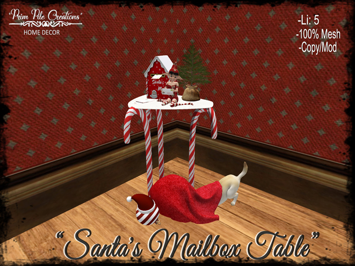 ~PPC~ Santa's Mailbox Table  