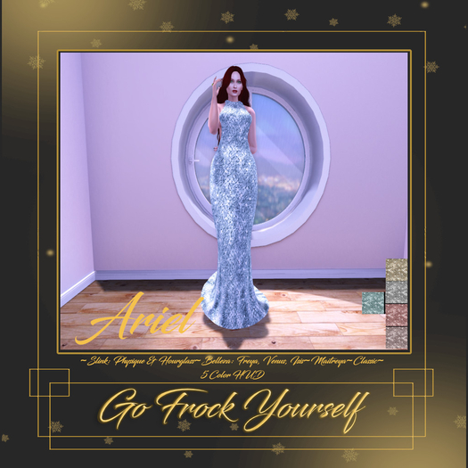 GFY-Ariel Mermaid Dress Delivery HUD {Wear}