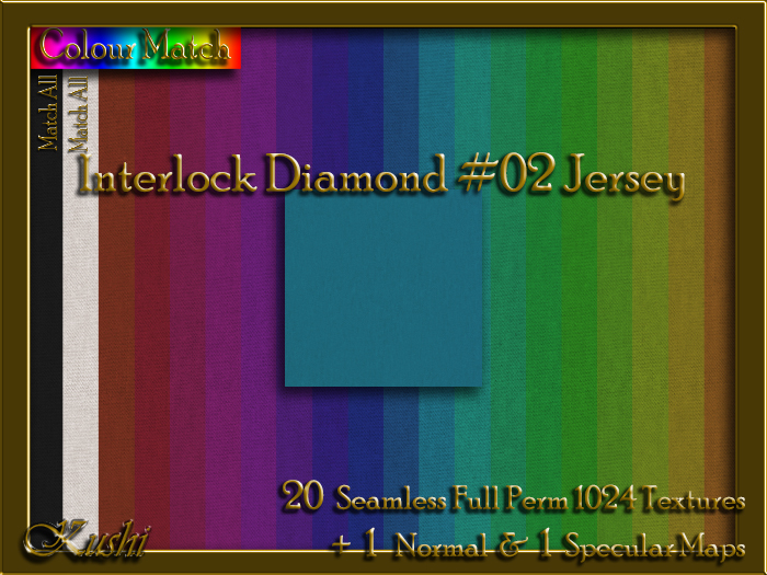 Interlock Diamond #02 Jersey Solids Textures