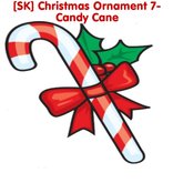[SK] Christmas Ornament 7- Candy Cane