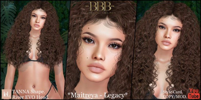 ~BBB~ TANNA Shape - LeL - River EVO Head