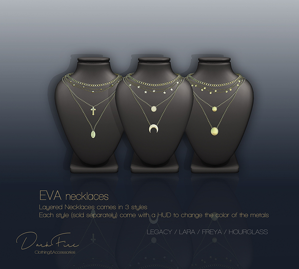 DarkFire Eva necklaces FatPack
