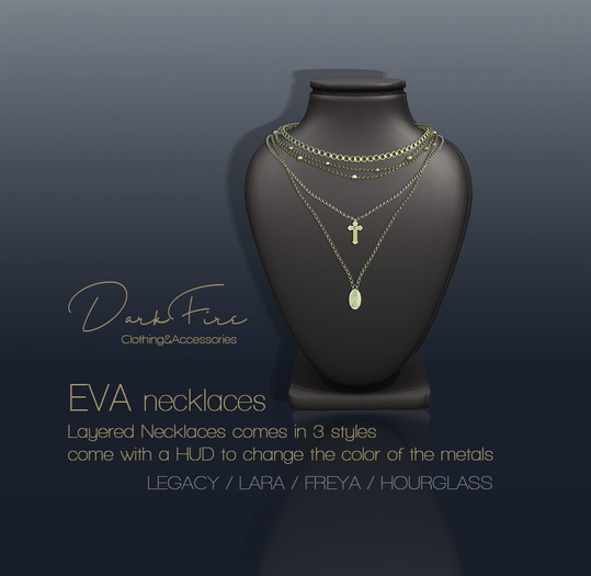 DarkFire Eva necklaces "Cross"