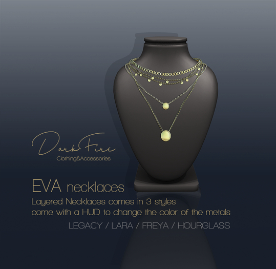 DarkFire Eva necklaces "Coin"