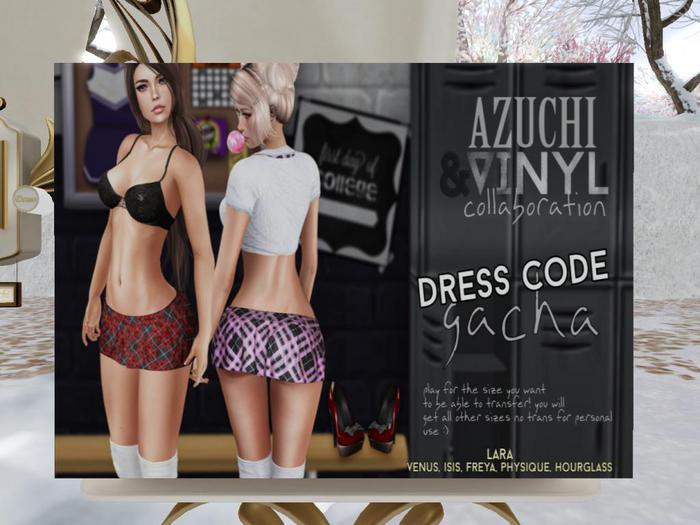 Azuchi - Vinyl - Dress Code - Heels/Maitreya- Black - RARE