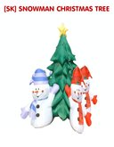 [SK] SNOWMAN CHRISTMAS TREE
