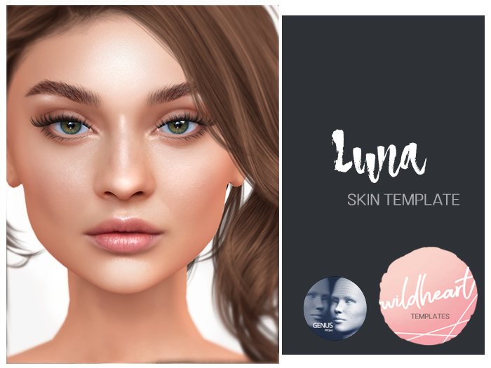 WILDHEART. Luna Skin Template Kit for Genus [PSD]