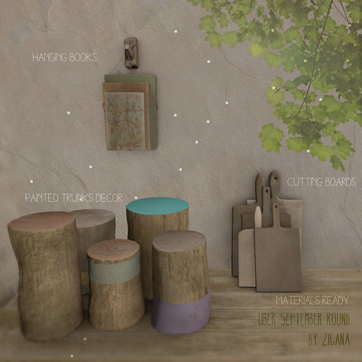 Zigana - painted trunks decor