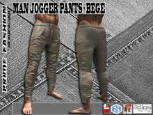 [PF] MAN JOGGER PANTS - BEGE