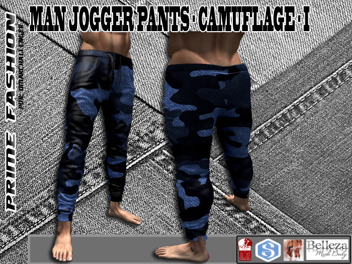 [PF] MAN JOGGER PANTS - CAMUFLAGE