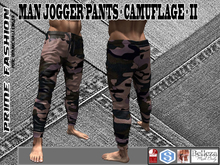[PF] MAN JOGGER PANTS - CAMUFLAGE II