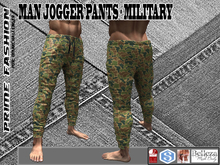 [PF] MAN JOGGER PANTS - MILITARY