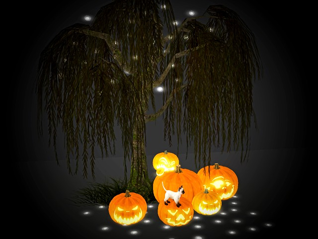 [AE] Garden Store- Halloween Carved  Pumpkin Patch