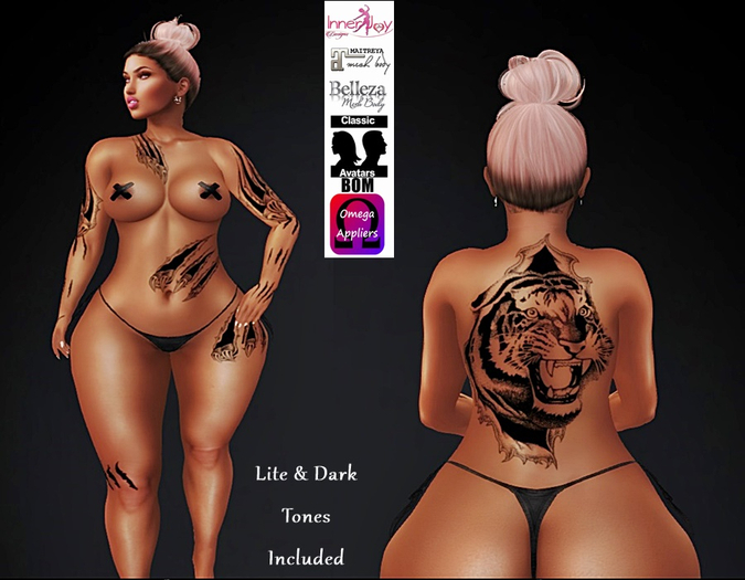 Clawed Tattoo Pac*IJL* {ADD ME}