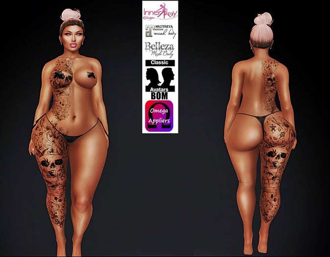 1 Side Tattoo Pac*IJL* {ADD ME}