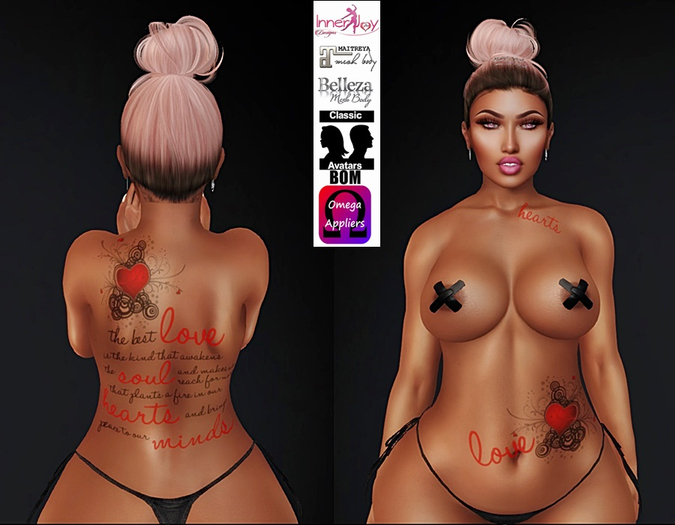 Luv Letter Tattoo Pac*IJL* {ADD ME}