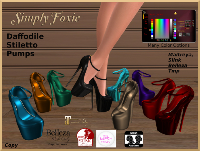 Daffodile Pumps With Hud (Boxed)