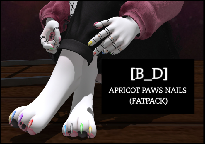 [B_D] Apricot Paws Nails (Fatpack)