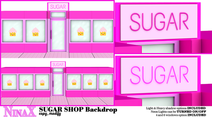 NinaX : Sugar Shop Backdrop [ add ]