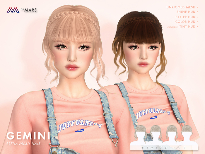 theMARS - Hair Gemini - Reds (PACKED)