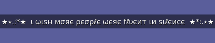 :: MG ::  I Wish More People Were Fluent In Silence - Gesture (with Sound)