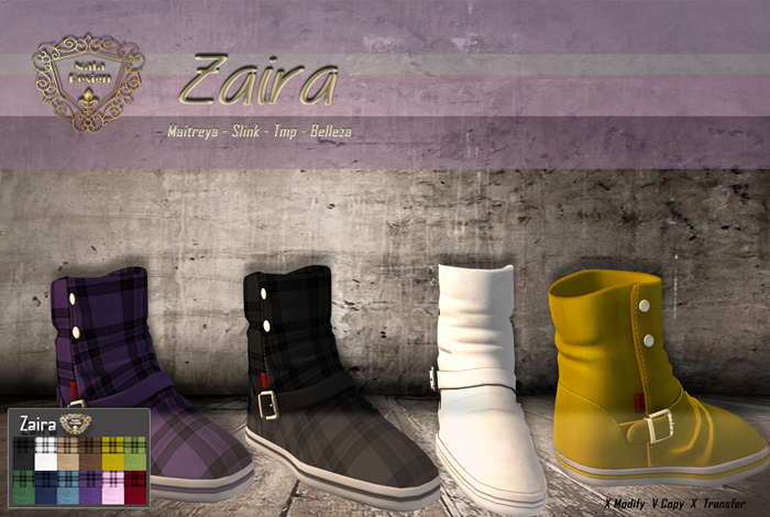 ND - Zaira Female Ankle Boots  - For Mesh Bodies