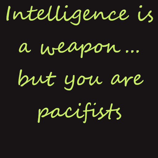 Intelligence poster