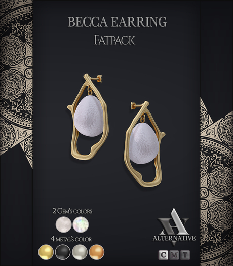 [AlternatiVe] Fatpack Earring Becca