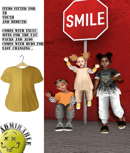 Admirable- Loose Tee (Yellows)