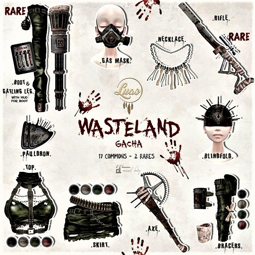 Luas Wasteland FATPACK COMPLETE SET + RARES